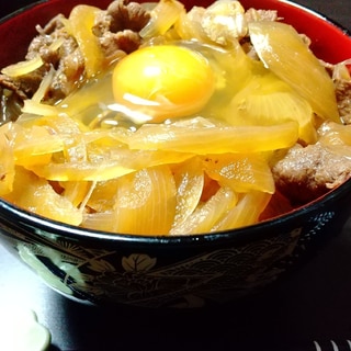 我が家は牛丼屋！？ツユだく肉増し牛丼